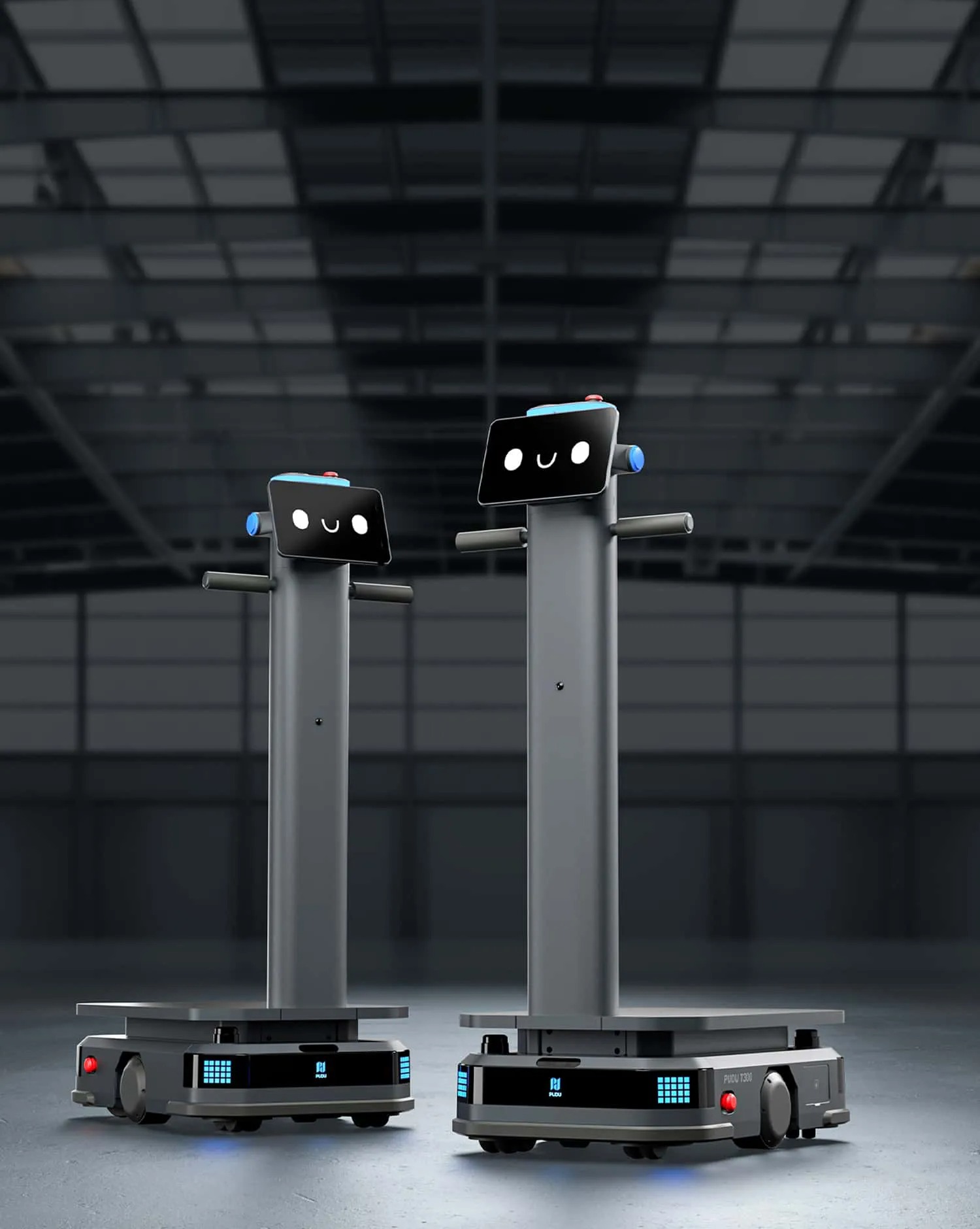 Robots de reparto industrial